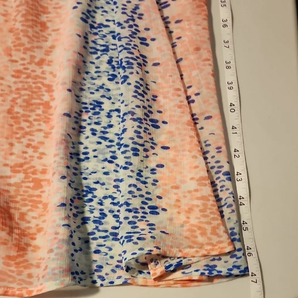 Candies Pink And Blue Tiered Maxi Skirt for Cocktail - Picture 7 of 10